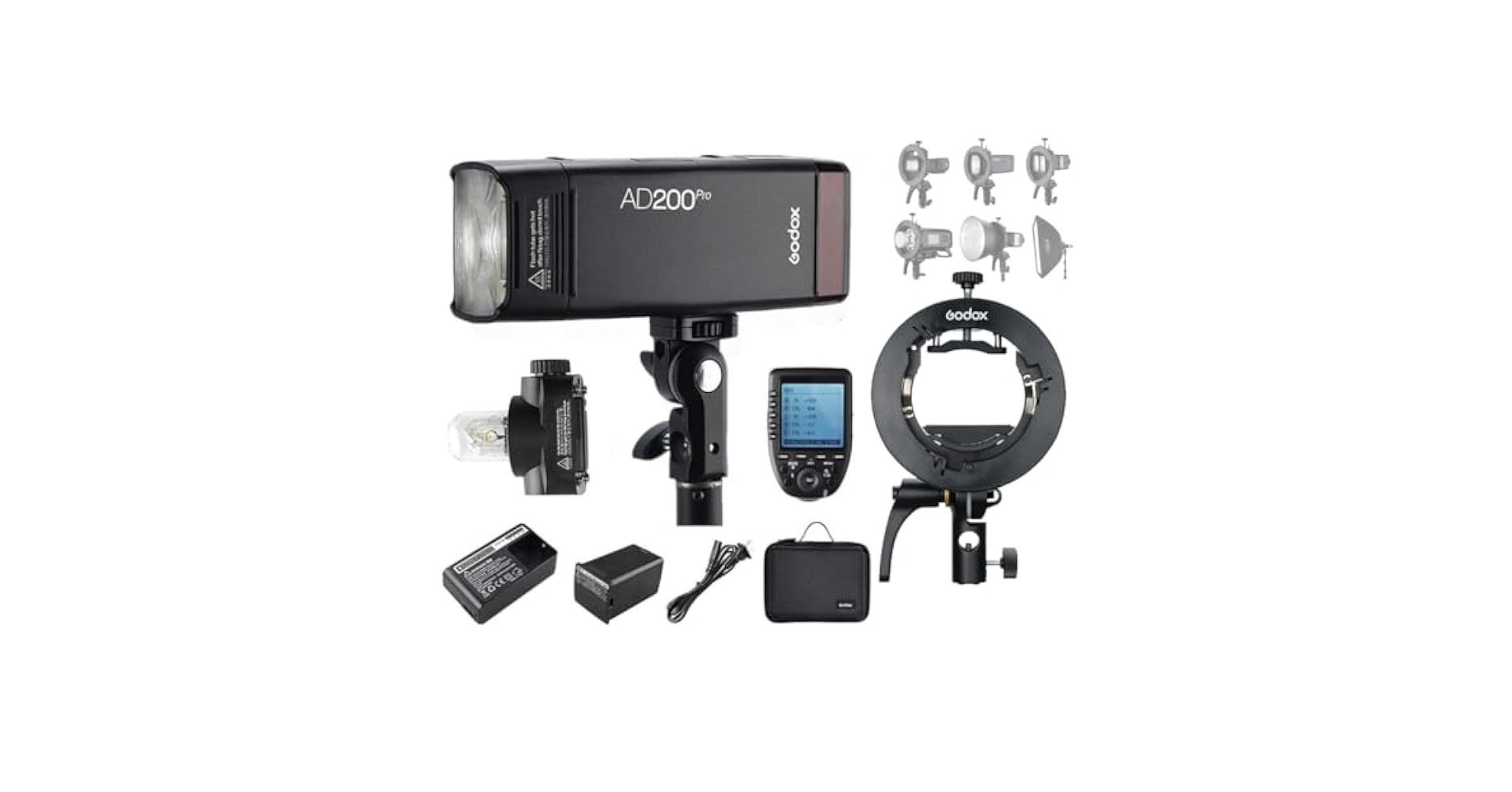 Godox FLASH フラッシュ　AD200 PRO + アクセサリ Amazon.com : GODOX AD200 Pro II Flash with AD-S2 Standard
